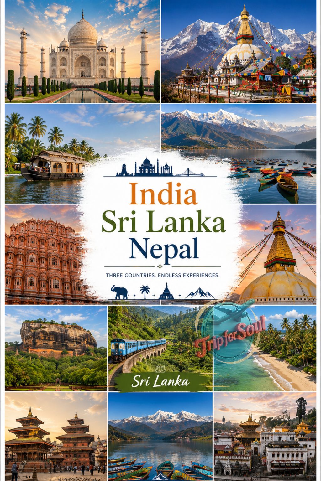 India - Sri Lanka - Nepal